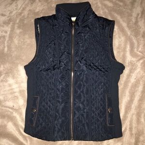 Navy Blue Bomber Jacket/Vest